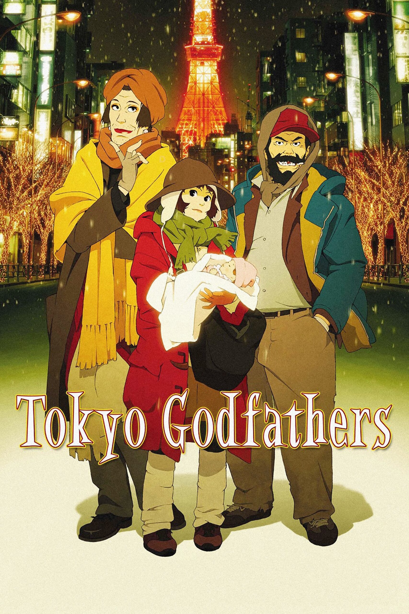 Download Tokyo Godfathers (2003) REMASTERED Multi Audio {Hindi-English-Japanese} Esubs BluRay 480p [368MB] || 720p [1.0GB] || 1080p [2.1GB]